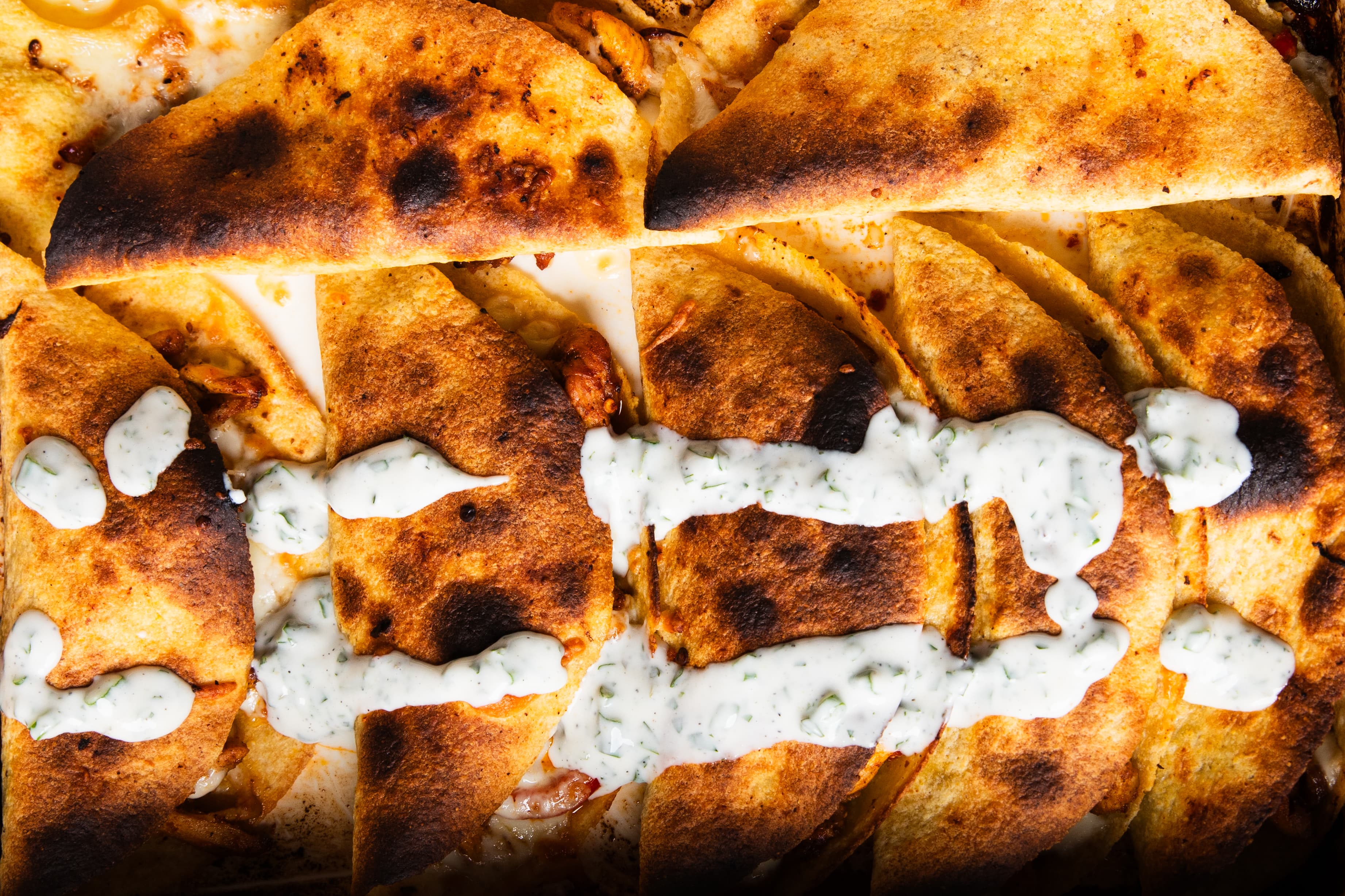 Cheesy chicken tacos 