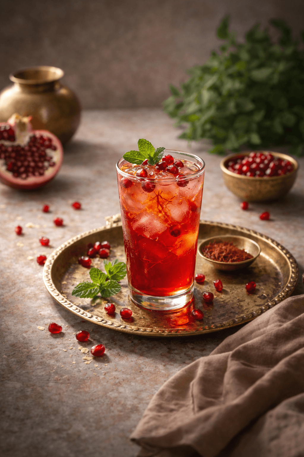Saffron Pomegranate Elixir
