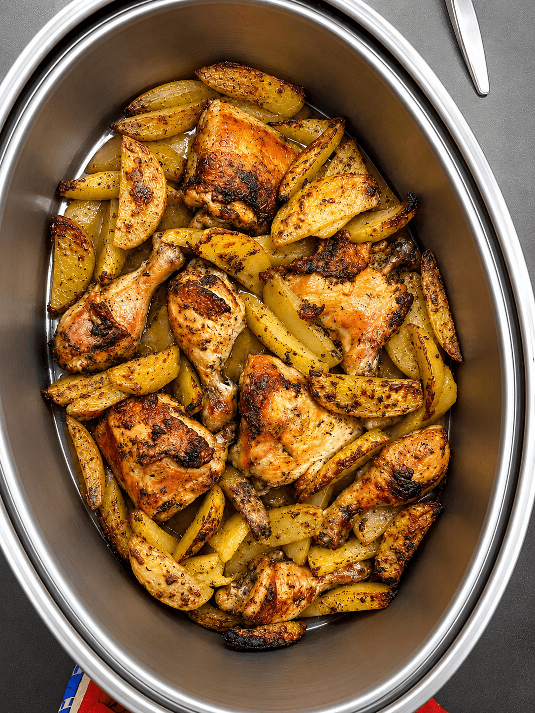 Greek Lemon Oregano Chicken with Potatoes